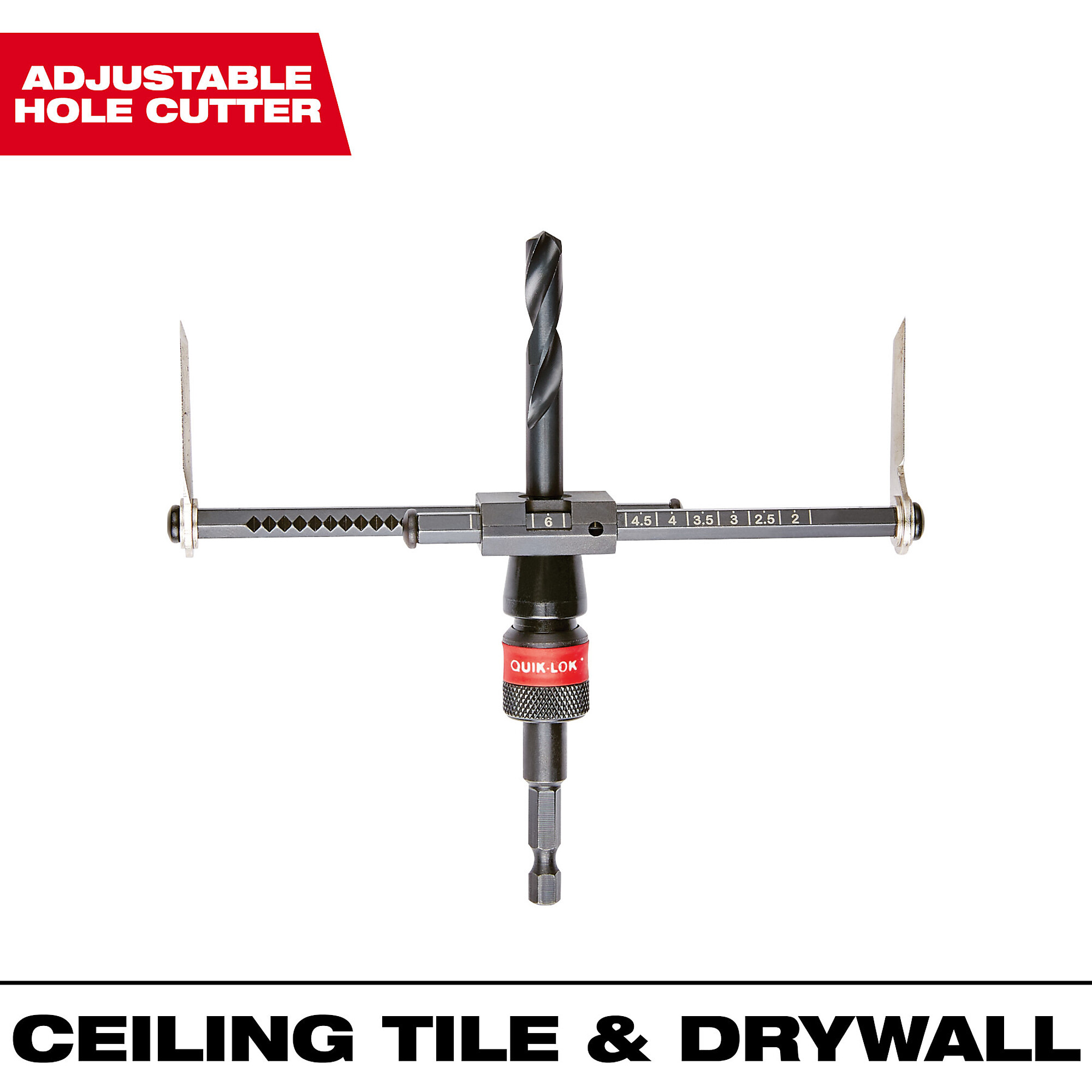 Milwaukee Adjustable Hole Cutter, Model# 49-56-0320